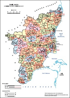 tamil nadu district list in tamil and english